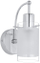 Aplike muri Netlighting Modern, 1xE27, kupë xhami mat edhe transparente, krom