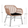 Kolltuk SUPERIOR PLUS, kornizë druri, 89×83×76 cm (HM1128.01), bezhë