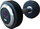 Shtangë dore Spartan Rubber Coated, 5 kg, e zezë