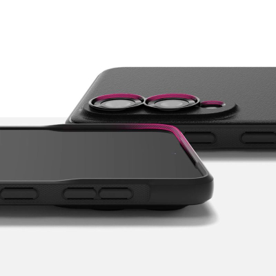Заштитна маска Ringke Onyx за Samsung Galaxy S25 Edge, флексибилна TPU, отпорна на удари, црна