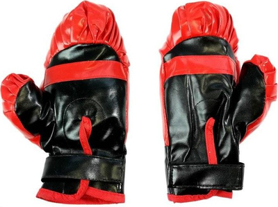 Set boksi për kalamaj King Sport, thes 36 cm me doreza, i zi me të kuqe