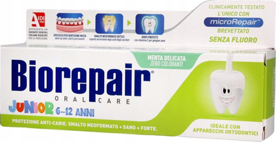 Паста за заби за деца Биорепер Џуниор 6-12 години, нане, 75 ml