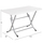 Tavolinë e jashtme palosshme Conny 114x64x74Hcm (HM6146.03), bardhë