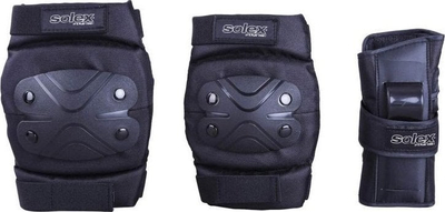 Set mbrojtës Solex Combo 30068L, 6 pjesë, madhësia L, e zezë