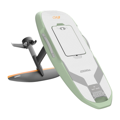 Dërrasë surf elektrike Waydoo Flyer EVO Lite, motor 4000 W, bateri 1800 Wh, jeshile