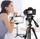 Tripod për aparat fotografik K&amp;F Concept KF09.115 K234A0, 51-162 cm, kokë panoramike 360°, i zi