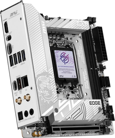 Pllakë amë MSI MPG B860I EDGE TI WIFI, Intel B860, LGA 1851, Mini ITX