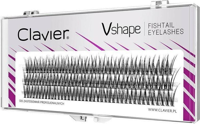 Tufa qerpikësh Clavier V-Shape, 14mm, të zeza