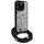 Kapak telefoni Karl Lagerfeld Crossbody Grained Pattern Logo për iPhone 16 Pro Max, me rrip crossbody, gri