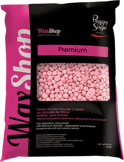 Dyshk granulë për depilim Peggy Sage Wax Pearls Rose 601016, 800g, për lëkurë të ndjeshme