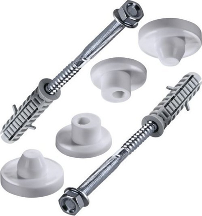 Set montimi lavamani Goodwork M10x140, 2 copë, i bardhë
