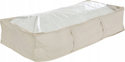 Mbulesë ruajtjeje nën shtrat Five Groomy, 100 x 45 x 20 cm, bezhë