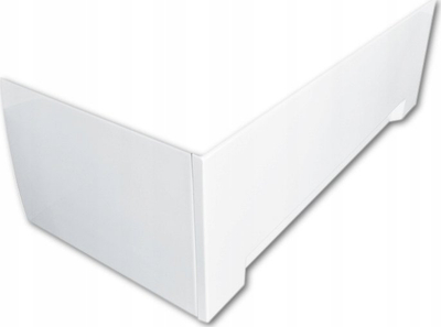 Panel vaska Uni Straight, set frontal me anësor, 160x70 cm, i bardhë