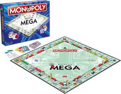 Lojë tavoline Monopoly Mega, edicion i zgjeruar, familjare, shumëngjyrëshe