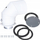 Adapter oxhaku SpiroFlex TKW 80/110 në 80/125, i bardhë