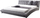 Shtrat dopio Lille Fabric, Super King Size, tapiceri poliester, gri