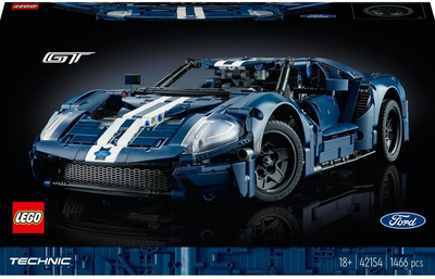 Set LEGO® Technic 42154 2022 Ford GT, 1,466 pjesë