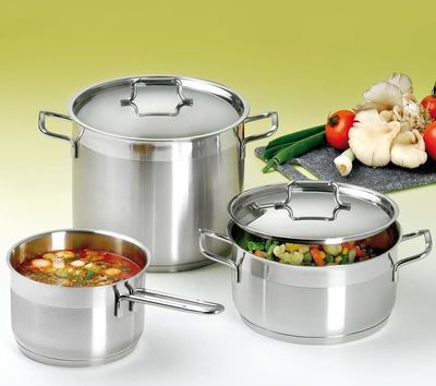 Tenk inox ANETT, 8.2L, me kapak, ngjyrë argjendtë