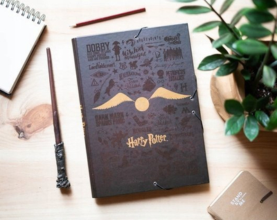 Dosje elastike Harry Potter Glasses, A4, shumëngjyrëshe