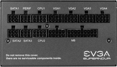 Напојување EVGA SuperNOVA 750 P5, 750W, 80 Plus Platinum, модуларно, црно