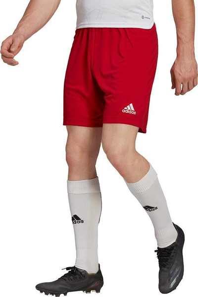 Shorce adidas Entrada 22 H61735, për burra, poliester Aeroready, të kuqe