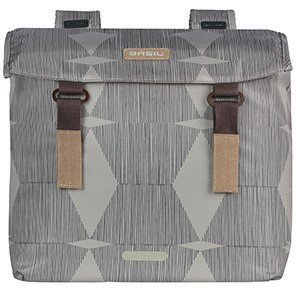 Çantë biçiklete Basil Elegance, poliester, 10 kg, gri