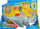 Играчка ајкула Fisher-Price Imaginext Mega Bite Shark, интерактивна, за деца 3-8 години, сиво-сина