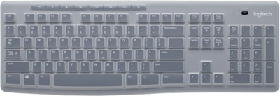 Заштитен капак за тастатура Logitech K270 Protective Cover, силикон, сив