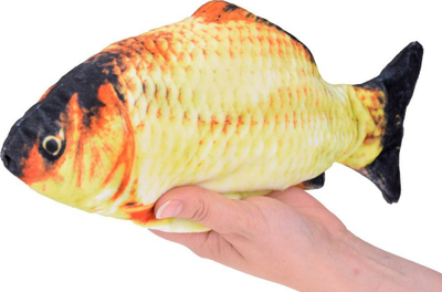 Lodër pelushi peshk me USB, me bisht që lëviz, shumëngjyrësh