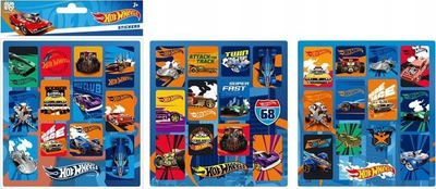 Ngjitësa Sticker Boo Hot Wheels Square, shumëngjyrësh