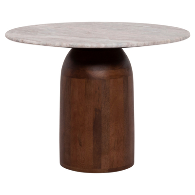 Tavolinë e rrumbullakët për kafe Maled Φ60x44,5Hcm (HM18002), gri