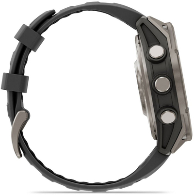Ora inteligjente Garmin Fenix 8 Pro AMOLED, 47mm, GPS, gri grafit e zezë