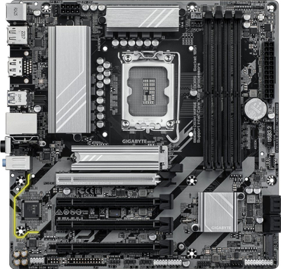 Pllakë amë Gigabyte B860M DS3H WIFI6E, DDR5, WiFi 6E, gri