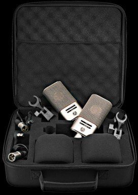 Mikrofon kondensatorik Austrian Audio OC818 Dual Set Go, diafragmë e madhe, set dysh, argjend