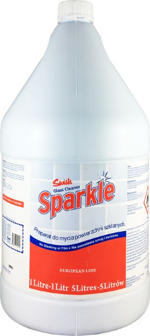 Pastrues xhami Swish Sparkle Glass Cleaner, koncentrat profesionist, 5L, i tejdukshëm