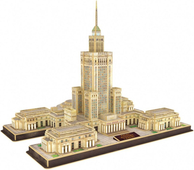 Puzzle Cubicfun Palace of Culture and Science 20224, 144 pjesë, bezhë