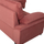 Divan këndor djathtë Jade 250x80-180x73-88Hcm (HM3144.03R), rozë