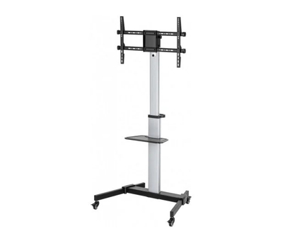 Мобилна подлошка за ТВ Art S-11-AL, 37-86\", 50kg, VESA 600x400, црно-сребрена