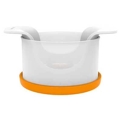 Ndarëse molle Fiskars, me enë, bardhë/portokalli