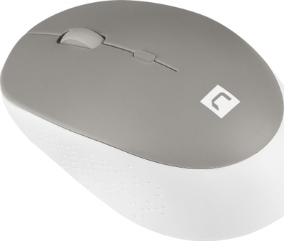Maus Natec Harrier, wireless, Bluetooth, i bardhë dhe i hirt