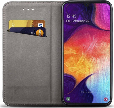 Këllëf portofol për Samsung Galaxy M33 5G, funksion stand, me magnet, i zi