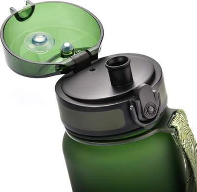 Shishe sportive Meteor Bottle, 650 ml, me sitë, e gjelbër