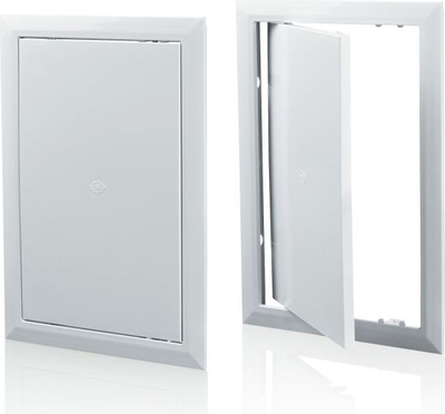 Panel inspektimi Vents, 200x400mm, plastikë ABS, i bardhë