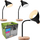 Llambë tavoline Tracer Scandi TRAOSW47237, E27 40W, kabëll 1.5m, e zezë