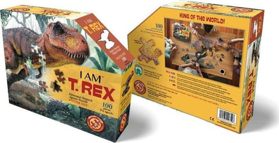 Puzzle Madd Capp Jr I Am Lil T Rex, 100 copa, shumëngjyrësh