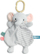 Lodër pelushi Sensillo Minizoo, elefant me unazë varëse, për bebe, gri