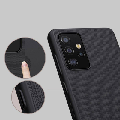 Mbrojtëse Nillkin Frosted Shield për Samsung Galaxy A52 5G / 4G, e zezë