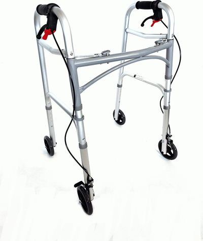 Rolator Timago JMC C 3223, alumini, 136kg, argjendtë e zezë