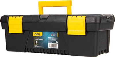 Kuti veglash plastike Deli Tools EDL432412, 12", verdhë e zezë