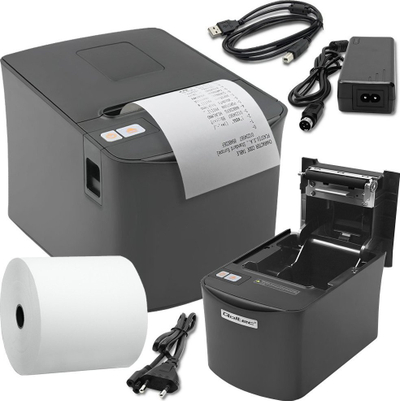 Printer termik fature Qoltec, USB, i zi